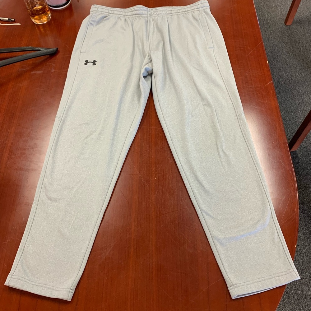 Under Armour Gray Loose Fit Track Pants sz XL